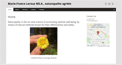 Desktop Screenshot of mariefranceleroux.ca